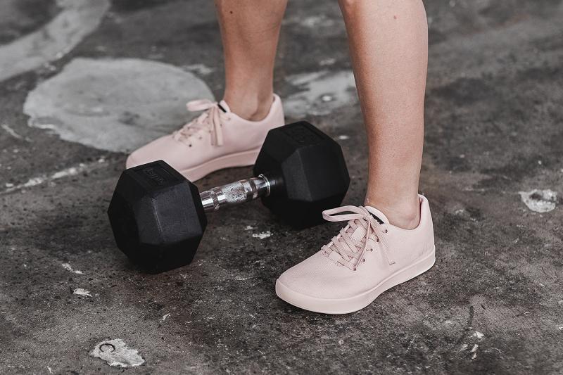Nobull Blush Canvas Women's Trainers Pink | USA U2071Z
